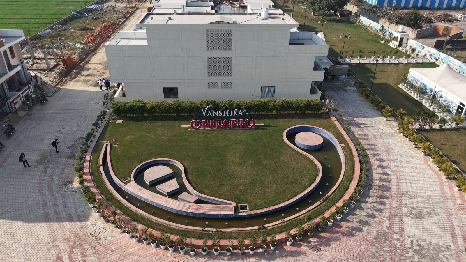 Aerial View of Township